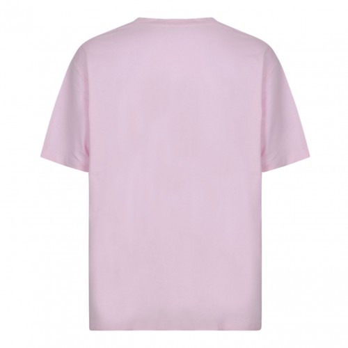 Light Pink Logo Print T-Shirt 2
