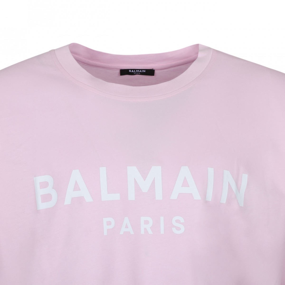 Light Pink Logo Print T-Shirt