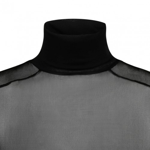 Black Turtleneck Bodysuit