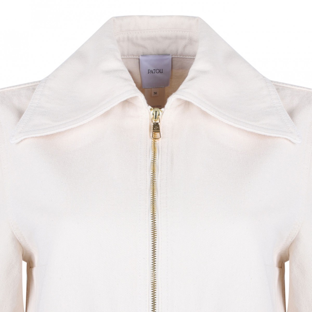 Light Beige Denim Mini Dress