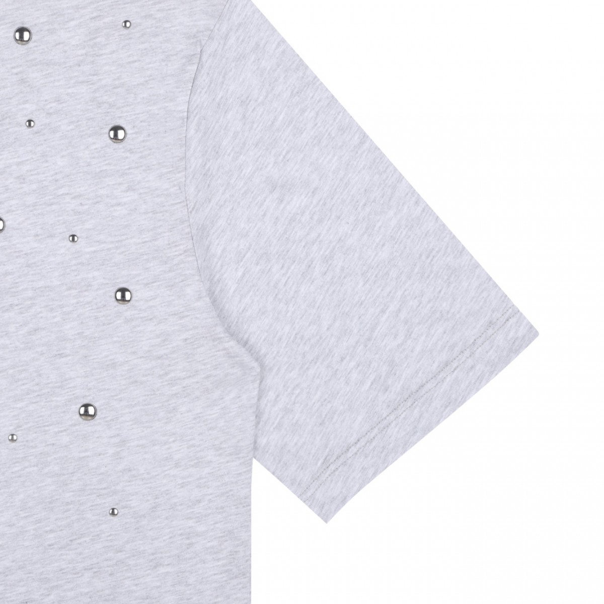 Light Grey Studded T-Shirt