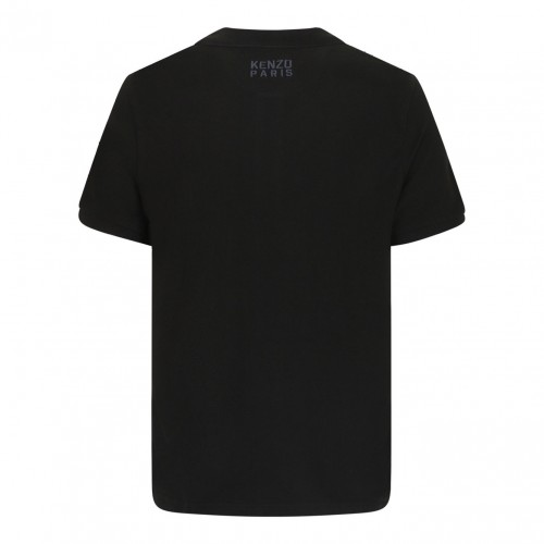 Black Happy Tiger Polo Shirt 2