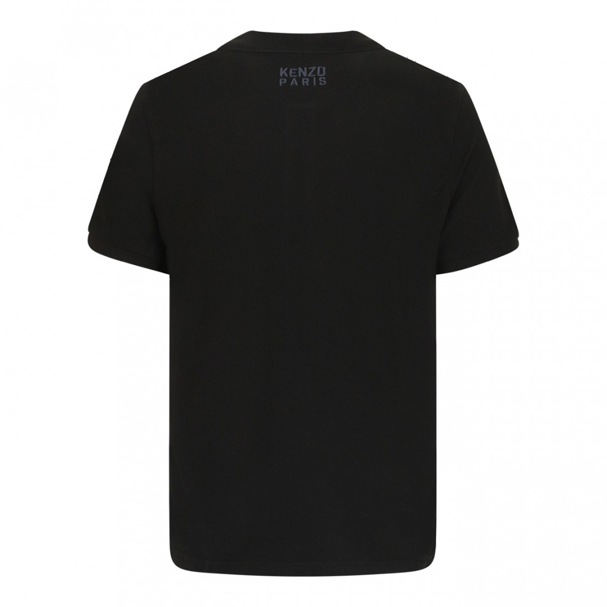 Black Happy Tiger Polo Shirt