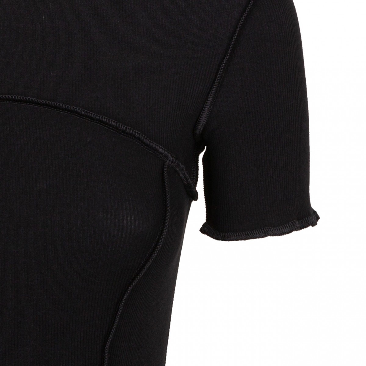 Black Logo Print Minidress