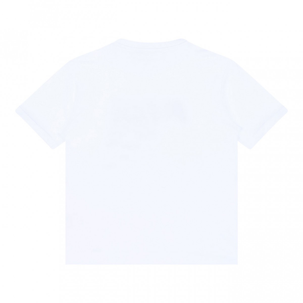 White Logo Print T-Shirt