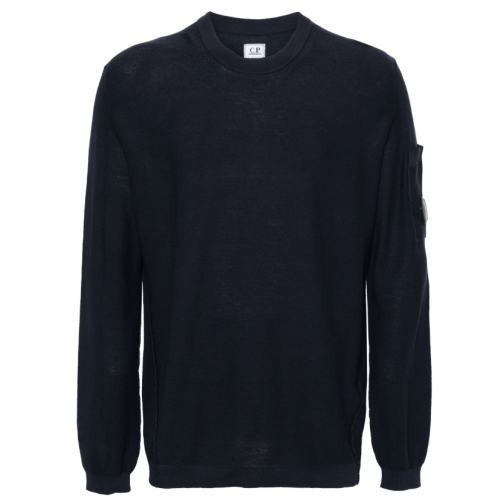 Dark Blue Logo Patch Sweatshirt