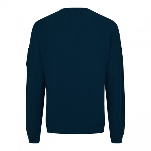 Dark Blue Logo Patch Sweatshirt