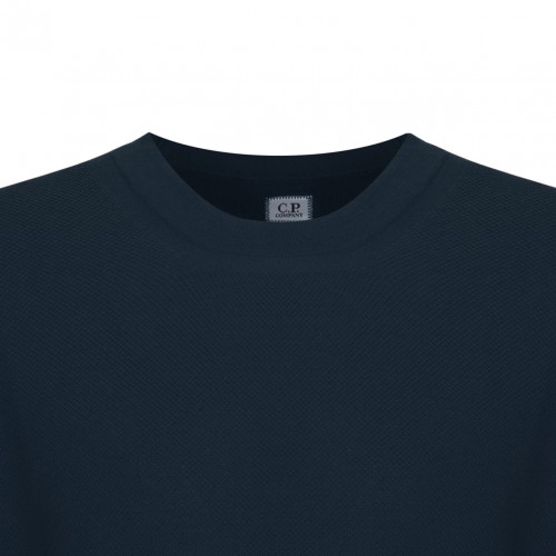 Dark Blue Logo Patch Sweatshirt