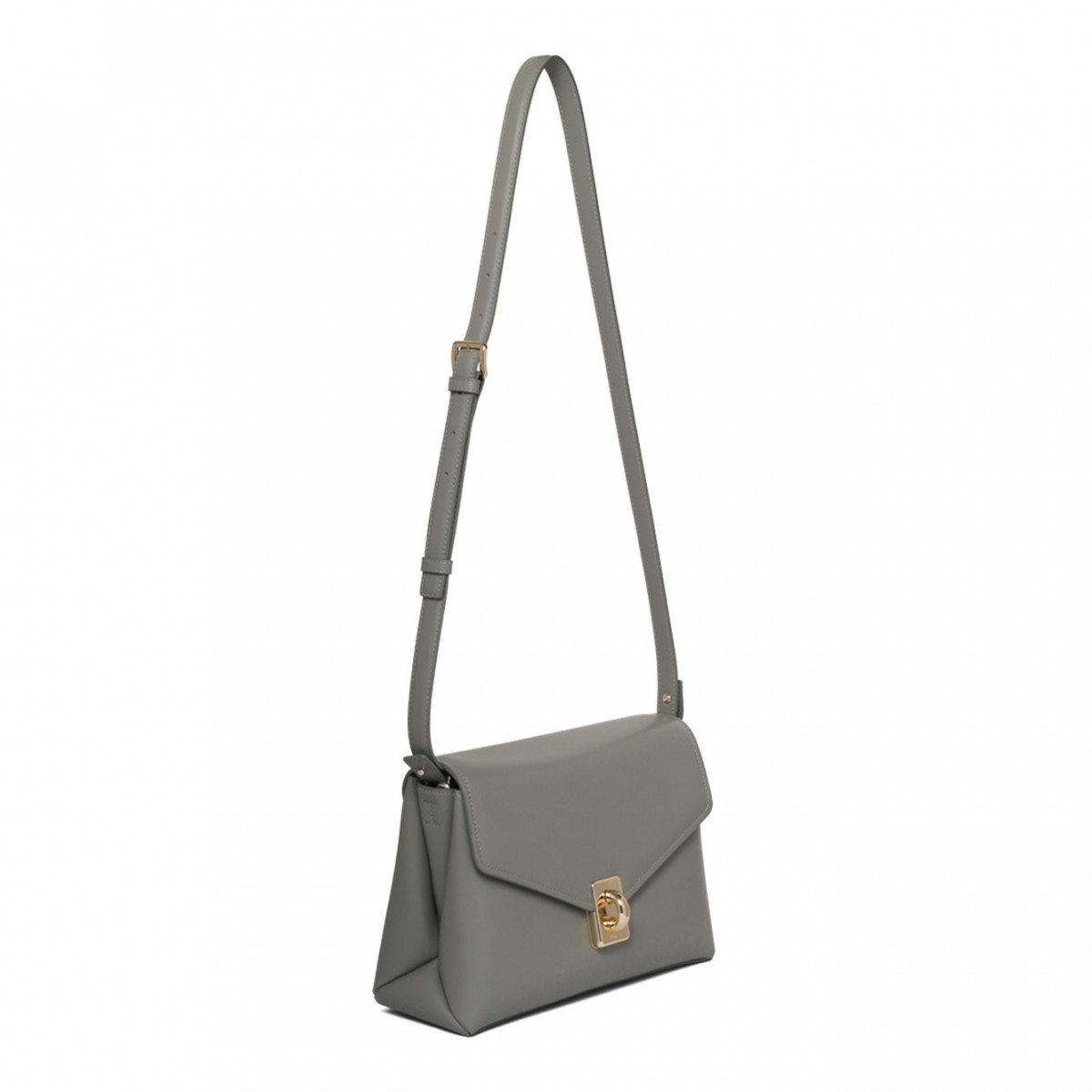 Grey Meridiana Shoulder Bag