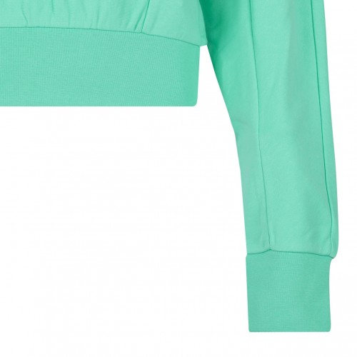 Aqua Green Logo Patch Sweatshirt