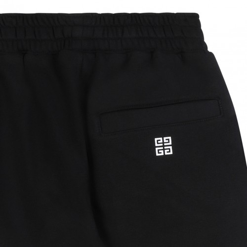 Black Lettering Logo Jogging Pants