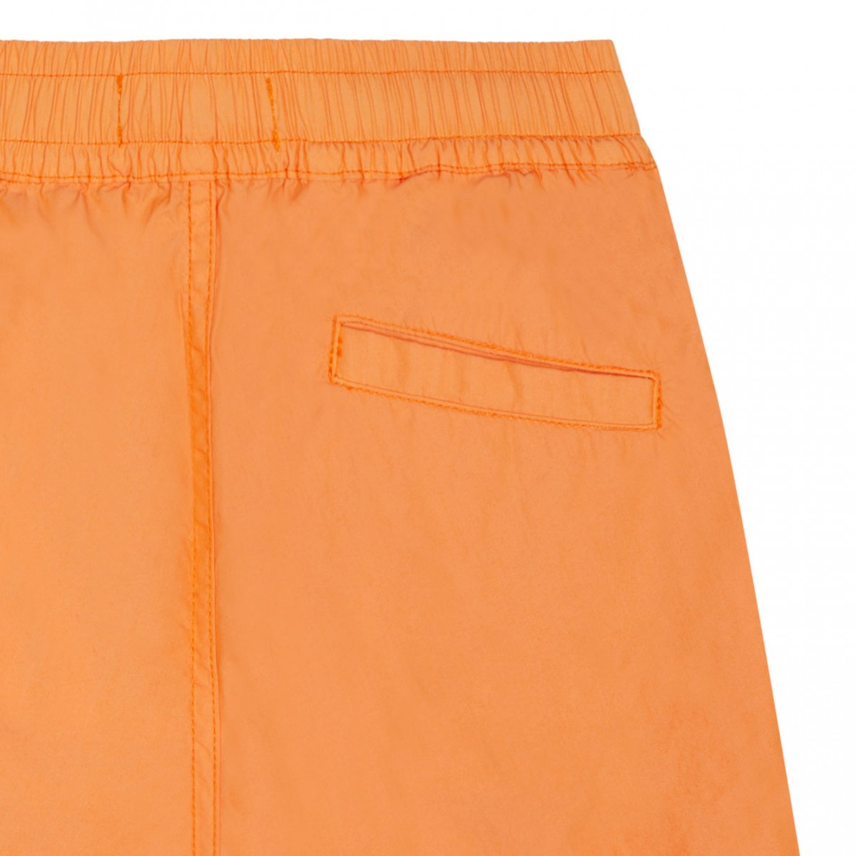 Orange Logo Patch Cargo Shorts