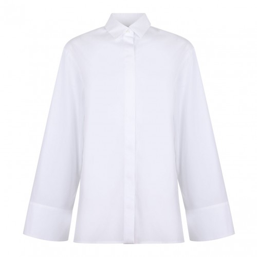 Optical White Poplin Shirt