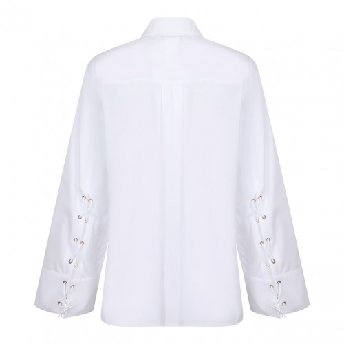 Optical White Poplin Shirt