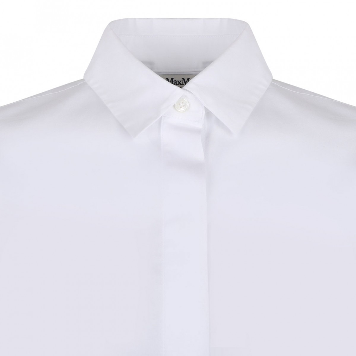 Optical White Poplin Shirt