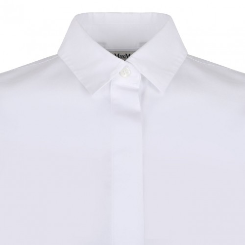 Optical White Poplin Shirt