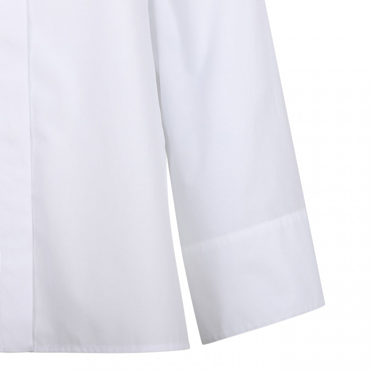 Optical White Poplin Shirt