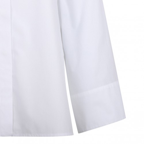 Optical White Poplin Shirt