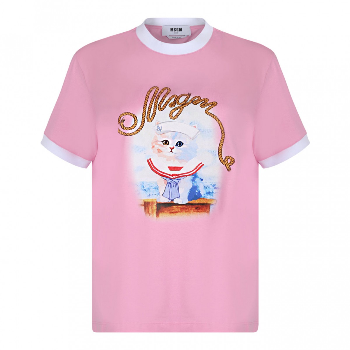 Pink Graphic Print T-Shirt