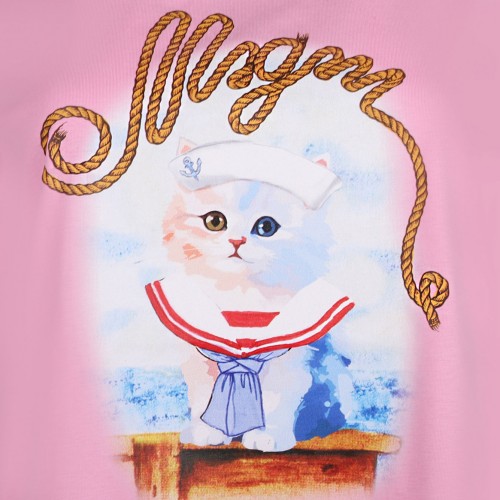 Pink Graphic Print T-Shirt