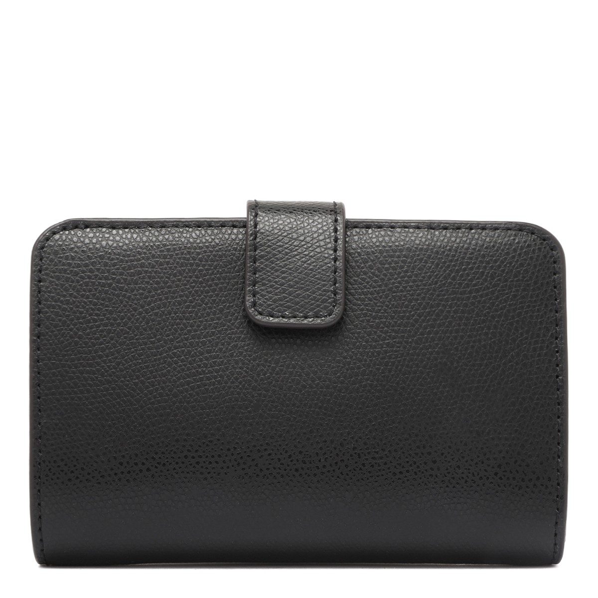 Black Camelia Compact Wallet M