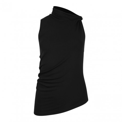 Black Draped Top