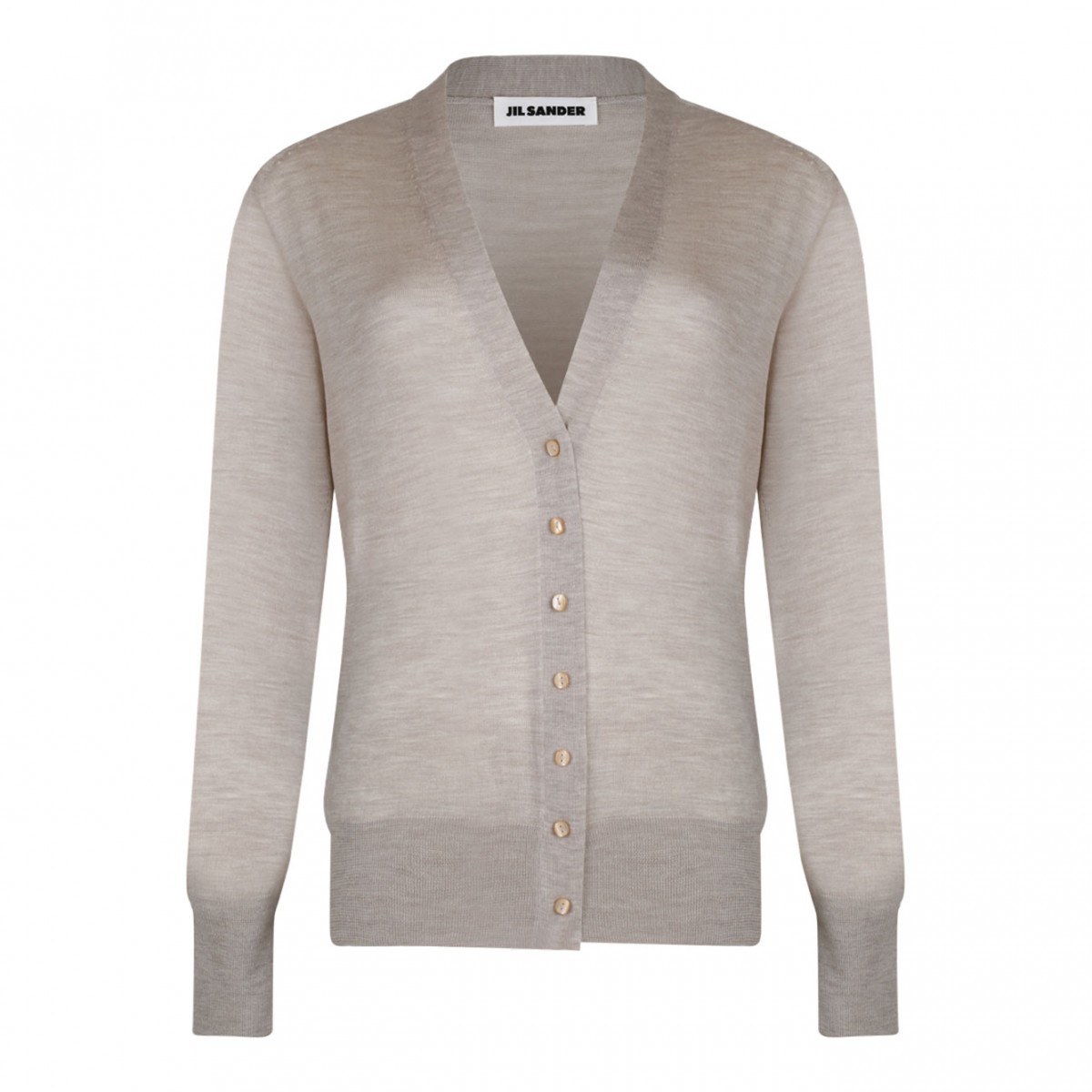 Antique Grey Fine Knit Cardigan