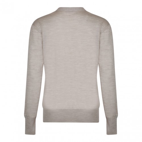 Antique Grey Fine Knit Cardigan