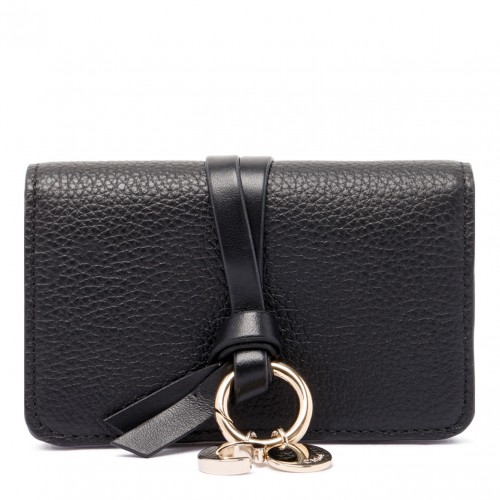 Black Alphabet Wallet