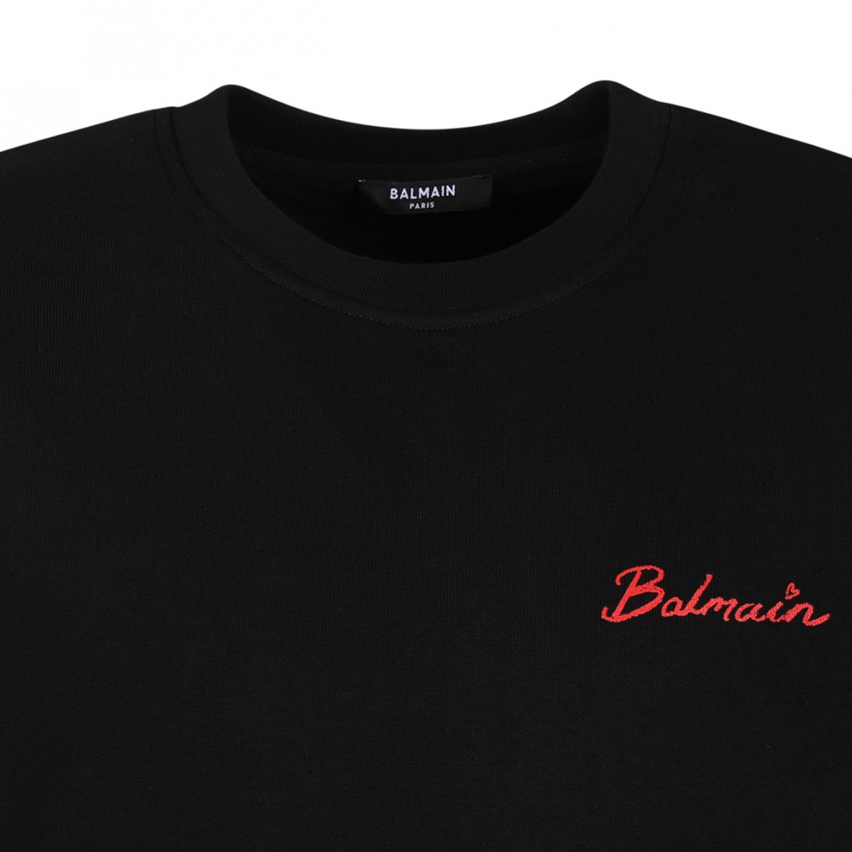 Black Kiss Print Sweatshirt