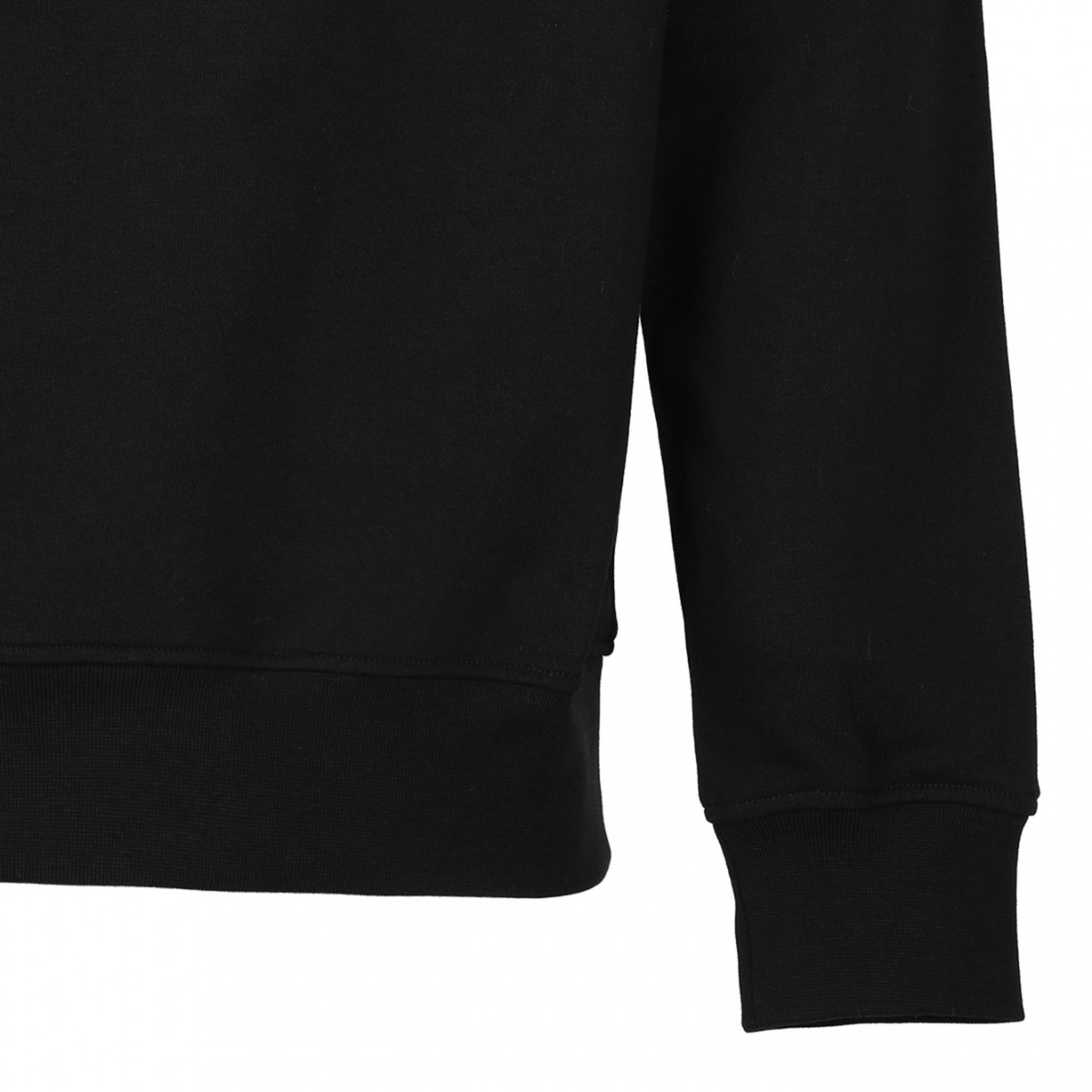 Black Kiss Print Sweatshirt