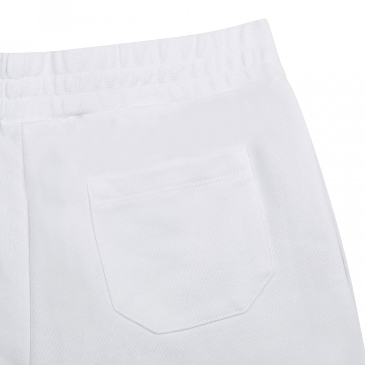 White and Pink Star Print Shorts