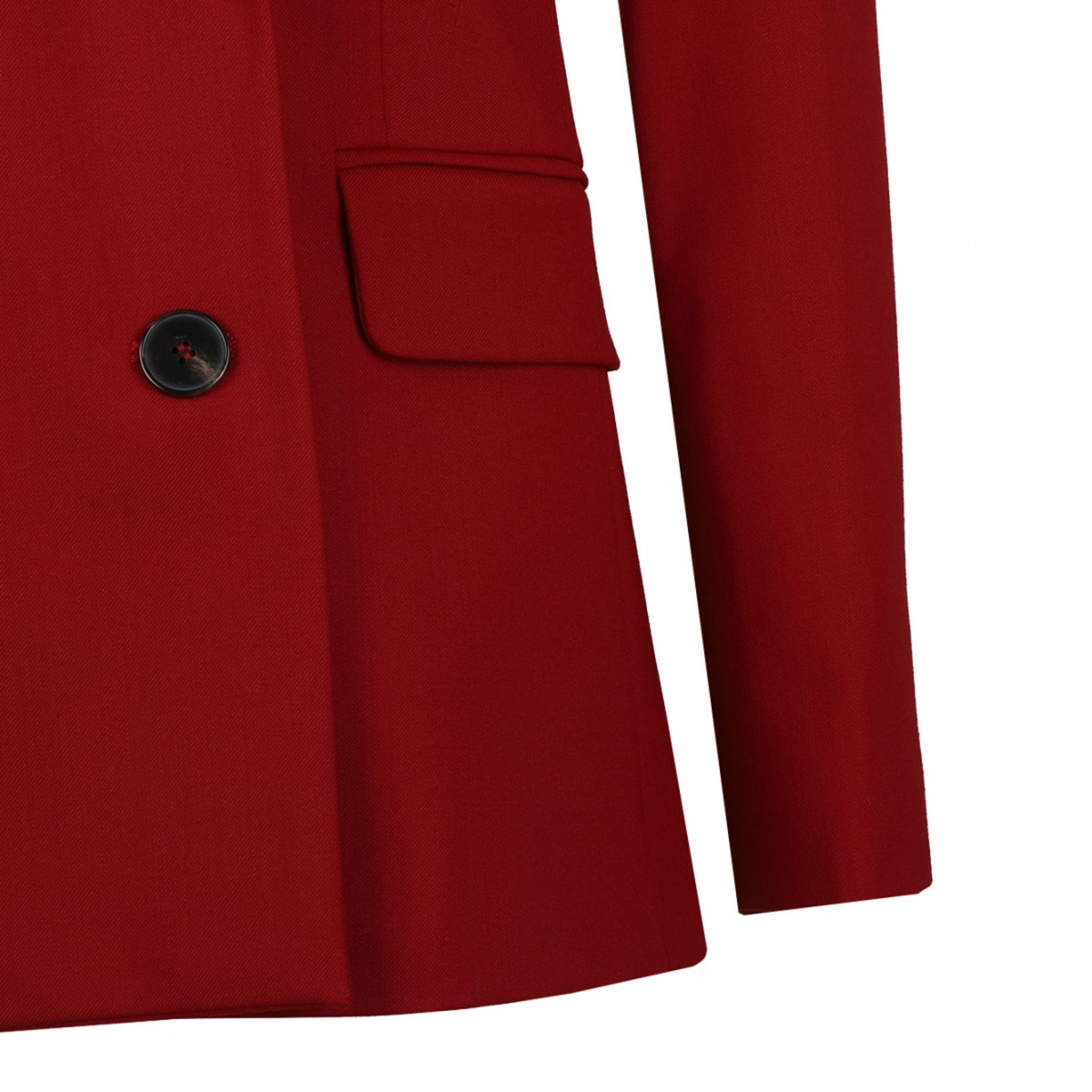 Red Double Breasted Blazer