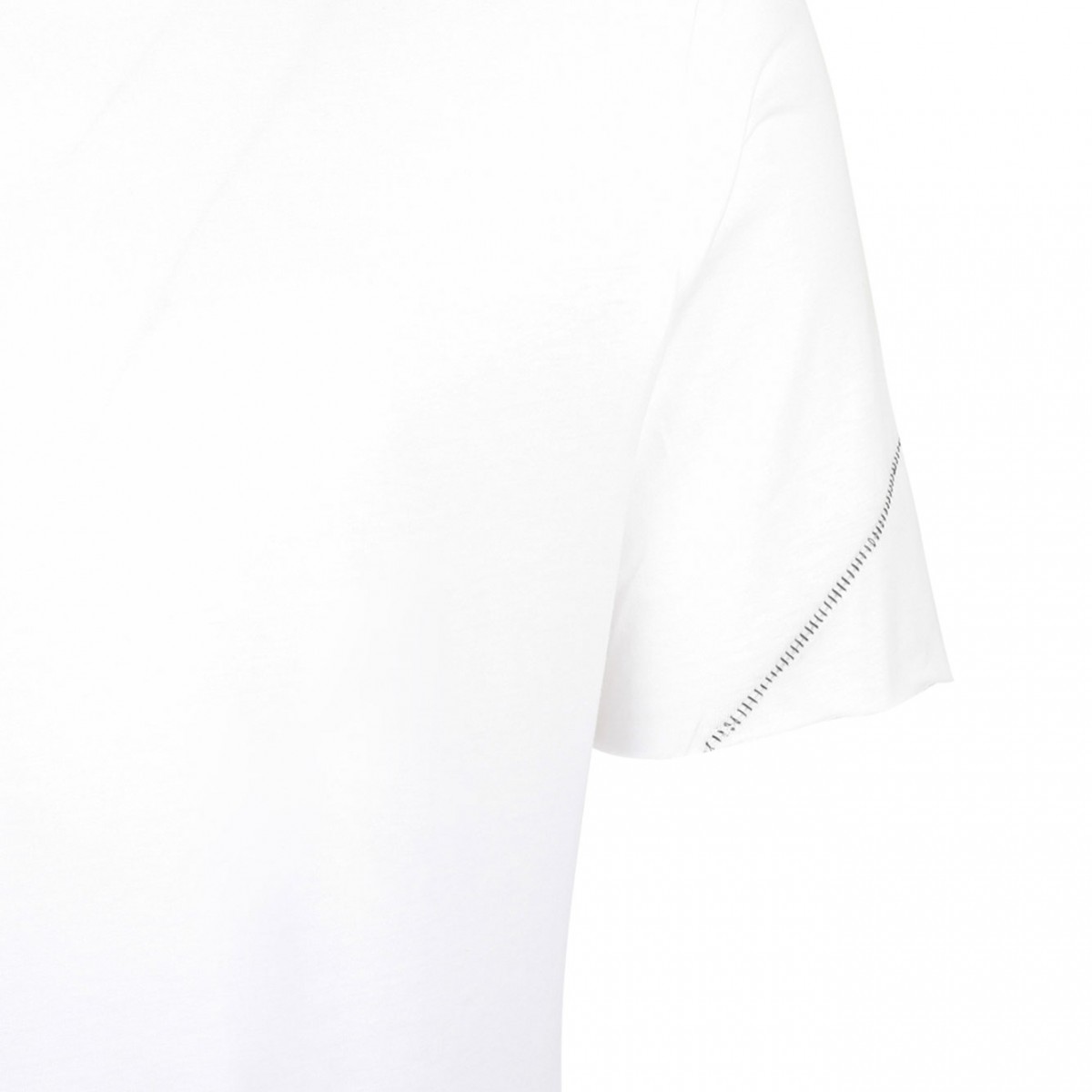 Off White Seam Detail T-Shirt