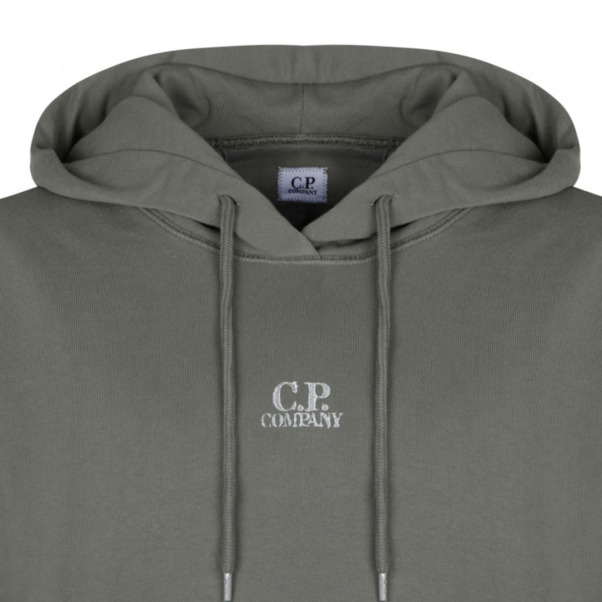 Agave Green Logo Print Hoodie