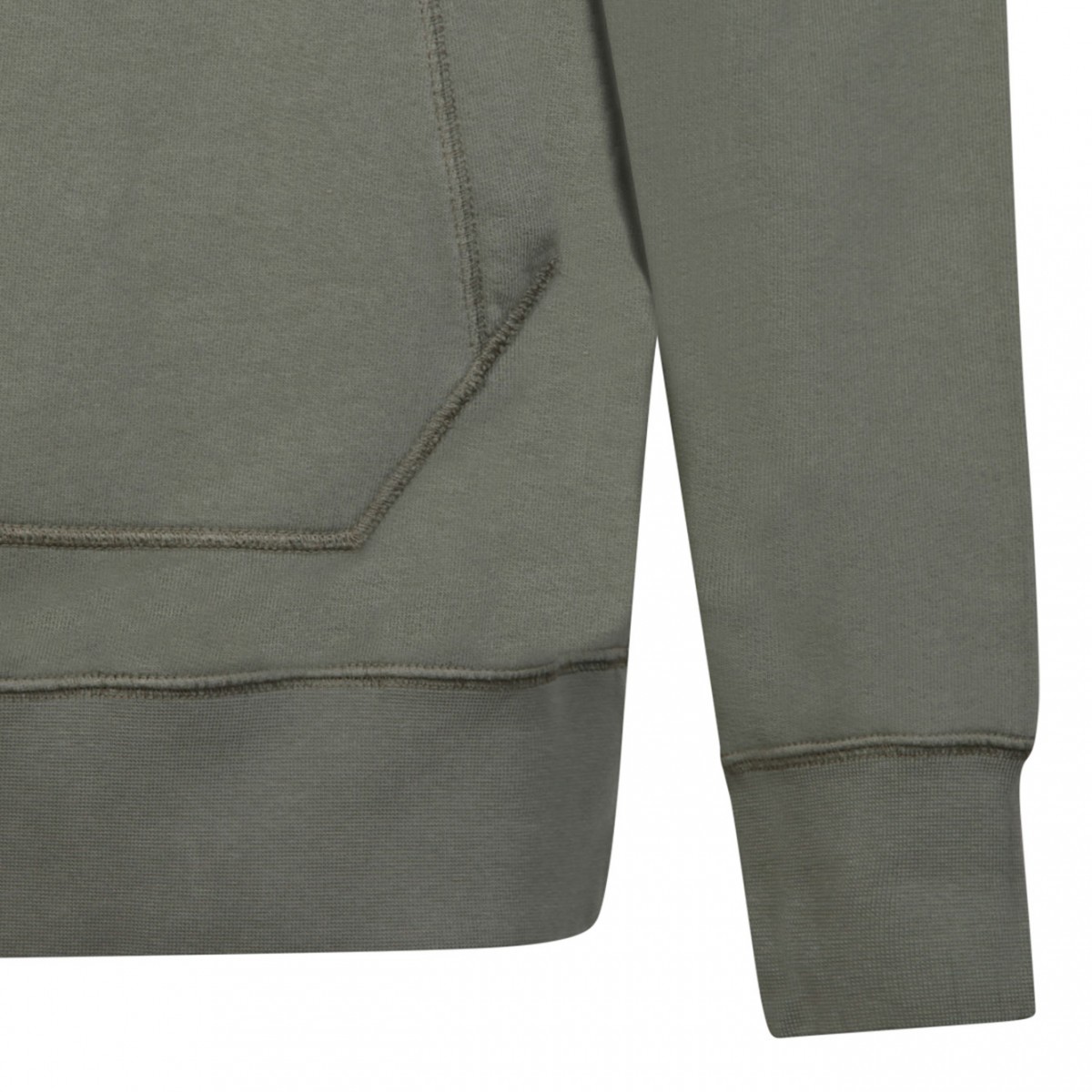 Agave Green Logo Print Hoodie