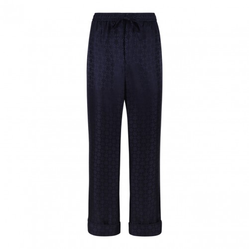Dark Blue Monogram 72 Jacquard Pyjama Pants