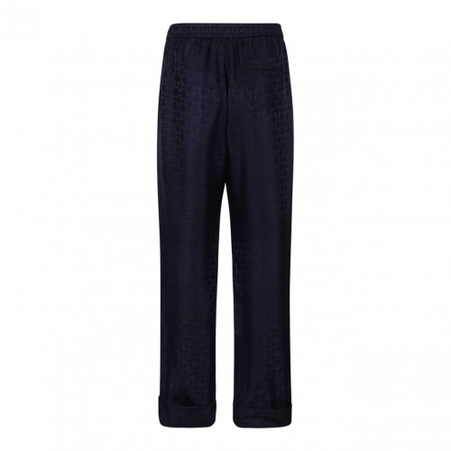Dark Blue Monogram 72 Jacquard Pyjama Pants 2