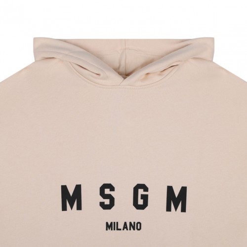 Vanilla Logo Print Hoodie