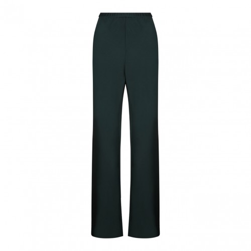 Dark Green Eden Slouch Flare Pant