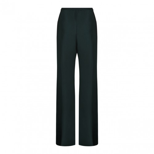 Dark Green Eden Slouch Flare Pant