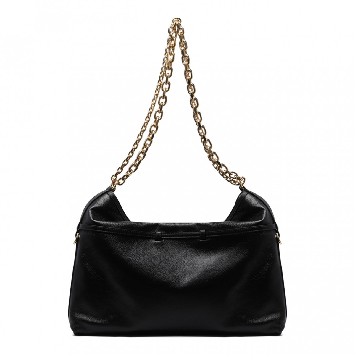 Black Medium Voyou Shoulder Bag