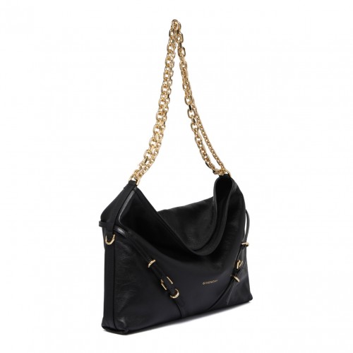 Black Medium Voyou Shoulder Bag