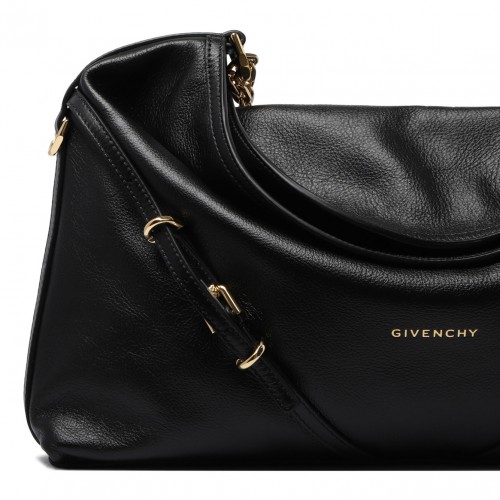 Black Medium Voyou Shoulder Bag