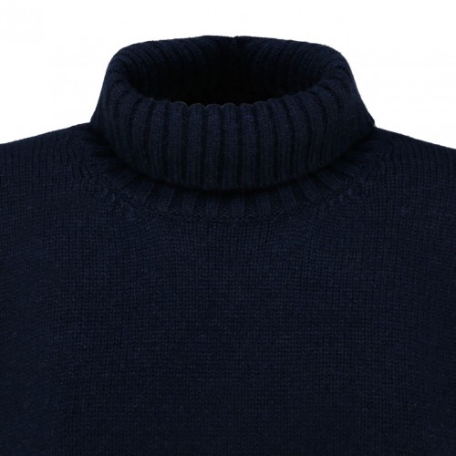 Dark Blue Cashmere Jumper