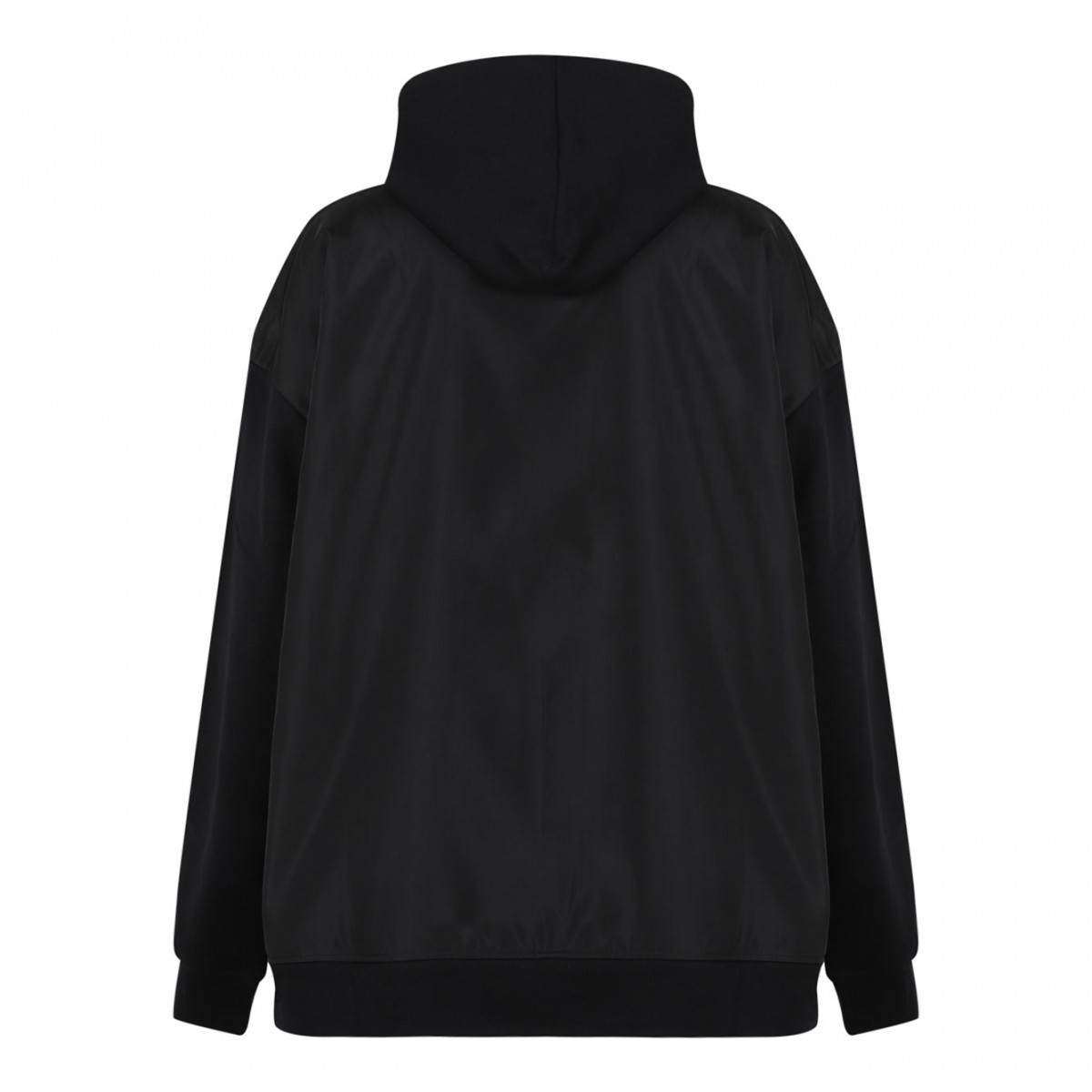 Black Logo Patch Hoodie