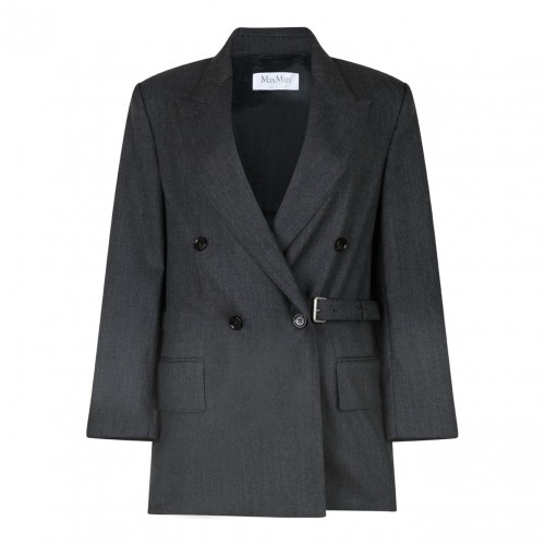 Dark Grey Double Breasted Blazer