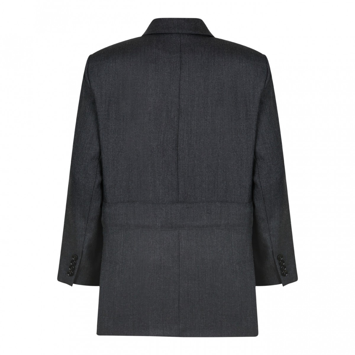 Dark Grey Double Breasted Blazer