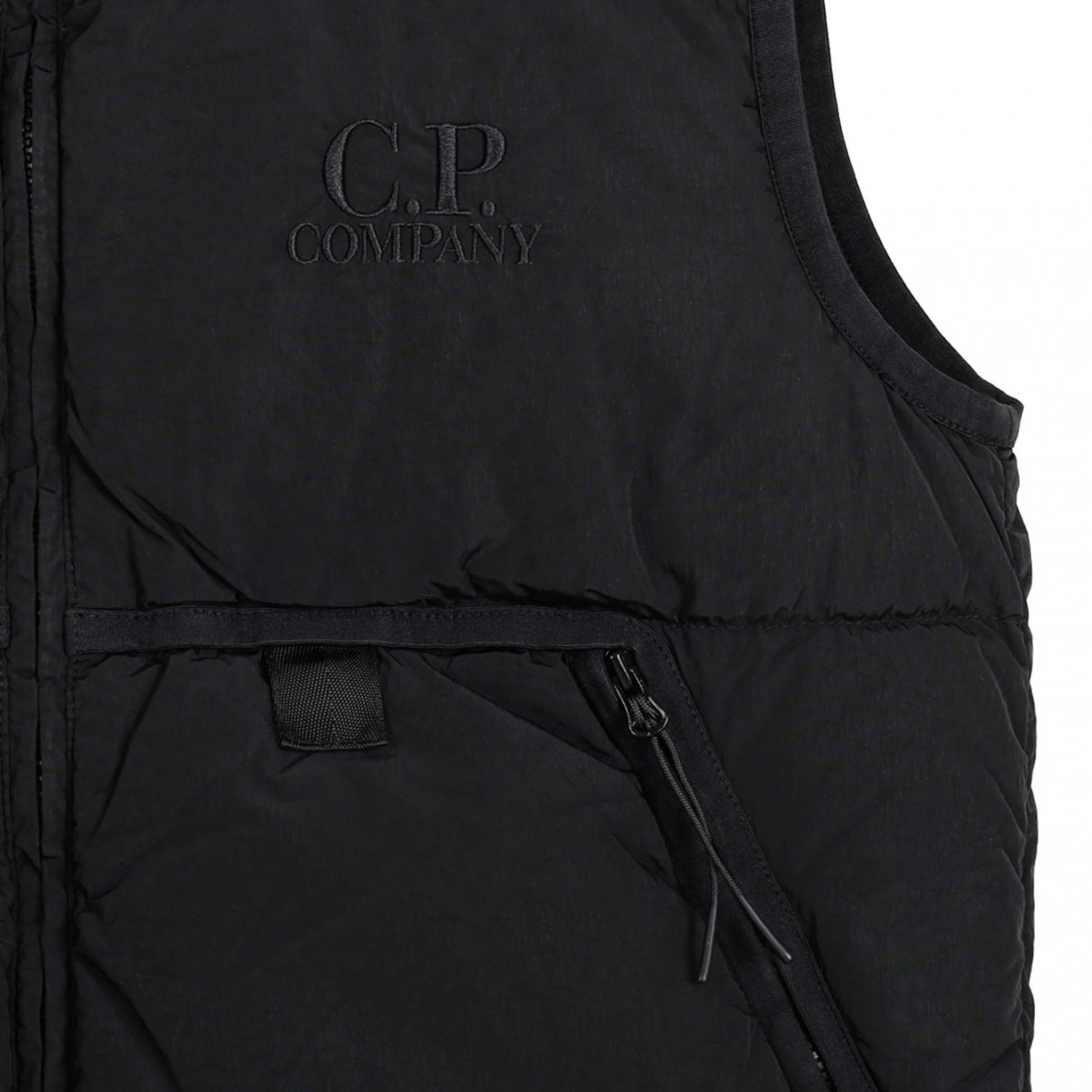 Black Padded Gilet
