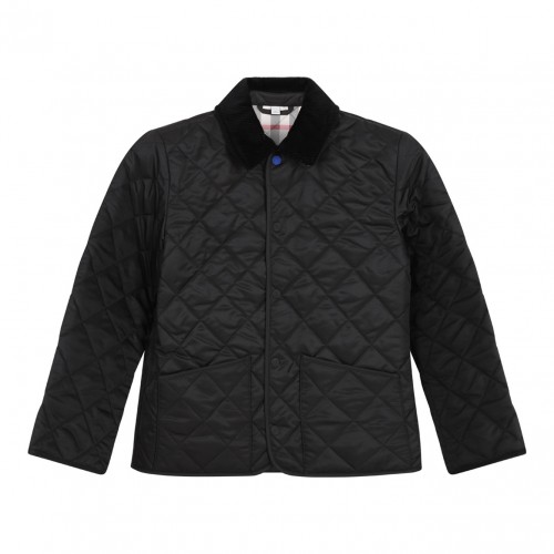 Black Quilted Barn Jacket